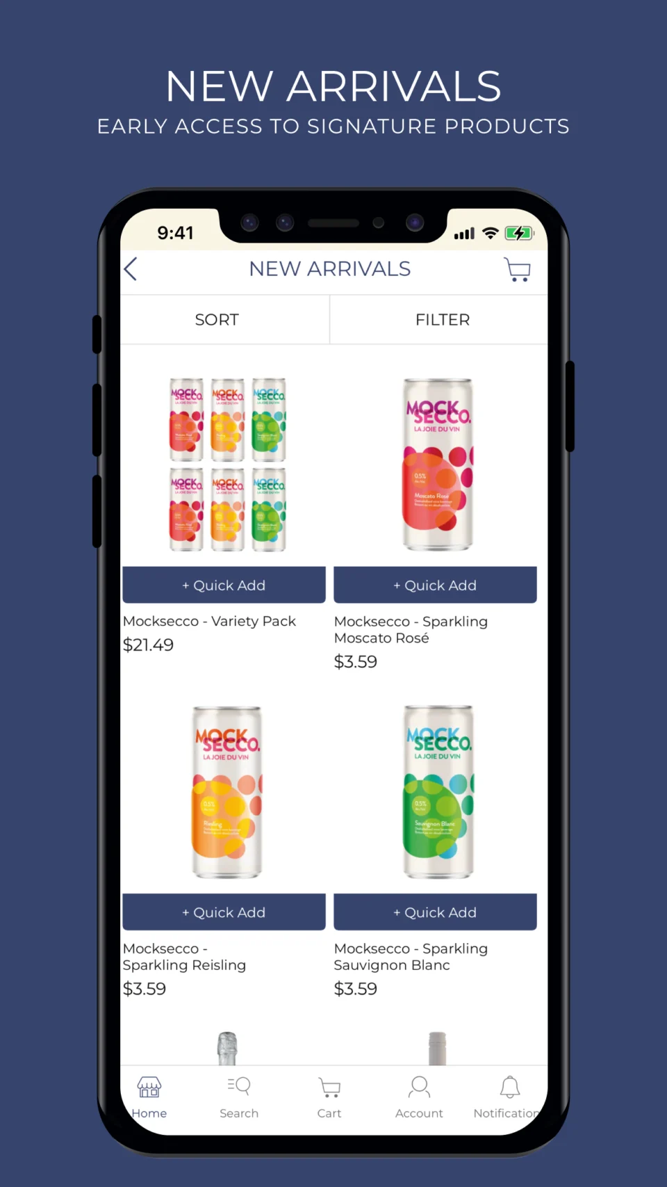 Application Upside Drinks : nouveautés